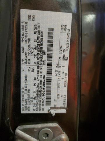 2015 FORD ESCAPE SE - 1FMCU9G93FUB62387