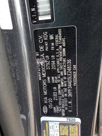 3KPF34AD5LE248136 KIA Forte Gt Line