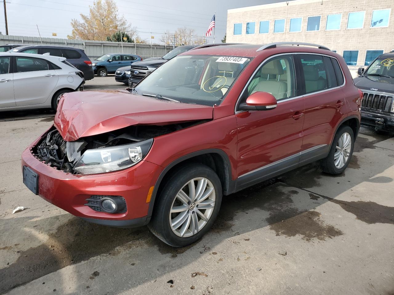 WVGBV7AX9FW059516 2015 Volkswagen Tiguan S