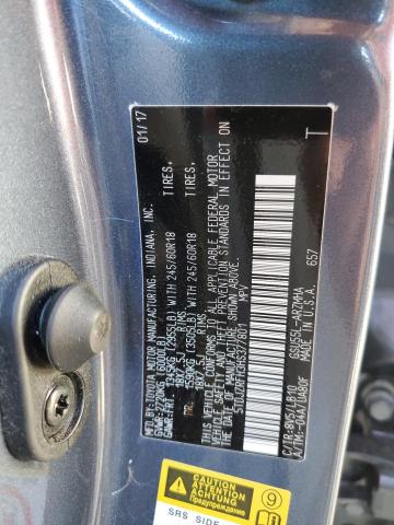 5TDJZRFH3HS377801 Toyota Highlander Se