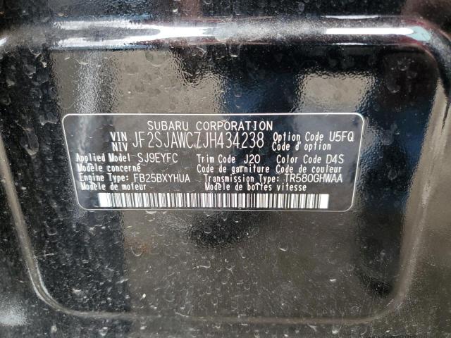 JF2SJAWC7JH434238 Subaru Forester 2.5i Touring