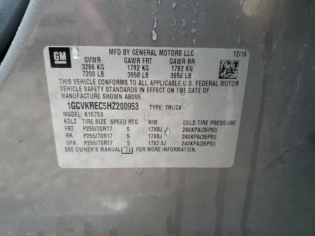 1GCVKREC5HZ200953 Chevrolet Silverado K1500 Lt
