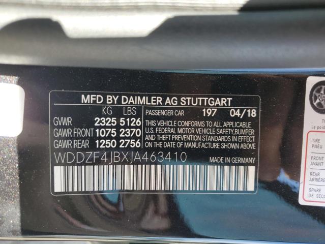 WDDZF4JBXJA463410 2018 MERCEDES-BENZ E-CLASS, photo no. 13