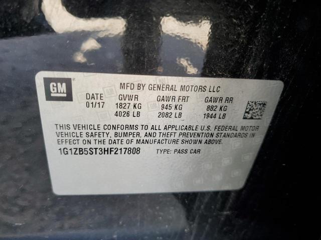 1G1ZB5ST3HF217808 2017 Chevrolet Malibu Ls