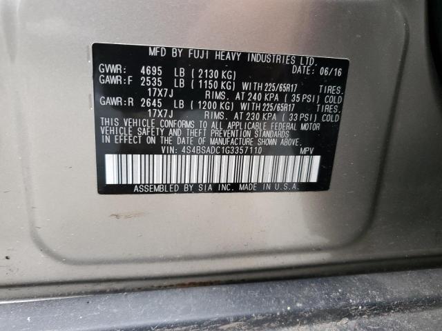 4S4BSADC1G3357110 Subaru Outback 2.5i Premium