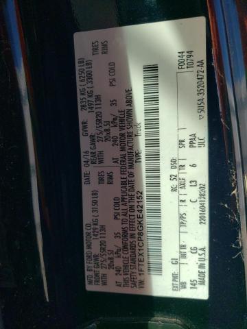 1FTEX1CP8GKE42152 Ford F150 Super Cab