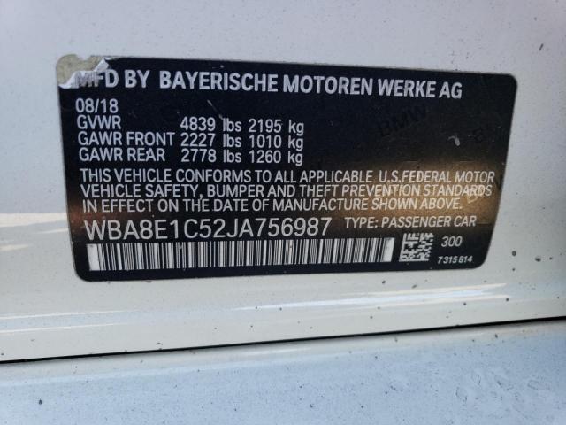 WBA8E1C52JA756987 BMW 330e