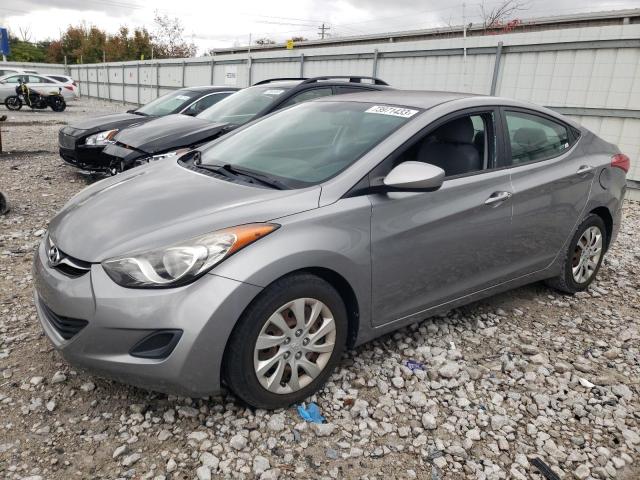 Lot #2532863812 2012 HYUNDAI ELANTRA GL salvage car