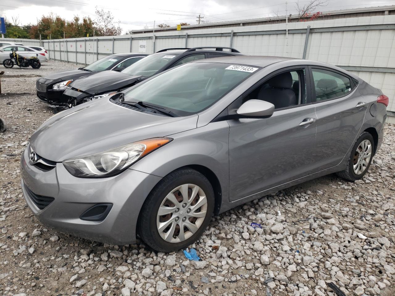 KMHDH4AE0CU395687 2012 Hyundai Elantra Gls