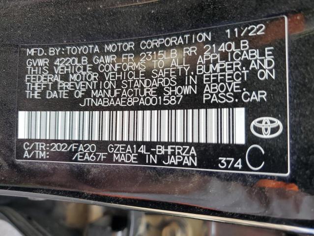 2023 TOYOTA GR COROLLA - JTNABAAE8PA001587