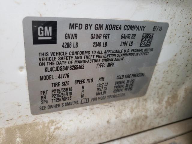 KL4CJDSB4FB265463 Buick Encore Premium