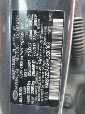 2021 HYUNDAI KONA SEL - KM8K2CAA8MU630063