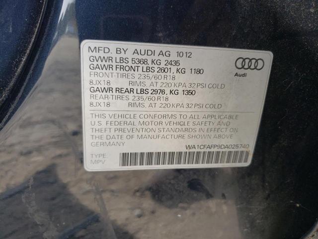 VIN WA1CFAFP9DA025740 2013 Audi Q5, Premium no.13