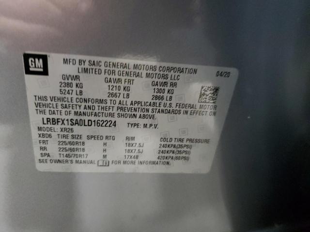 LRBFX1SA0LD162224 Buick Envision Preferred