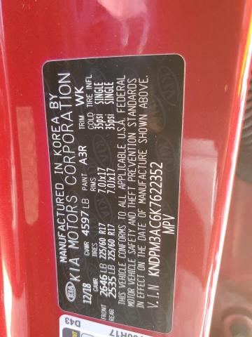 KNDPM3AC6K7622352 KIA Sportage Lx
