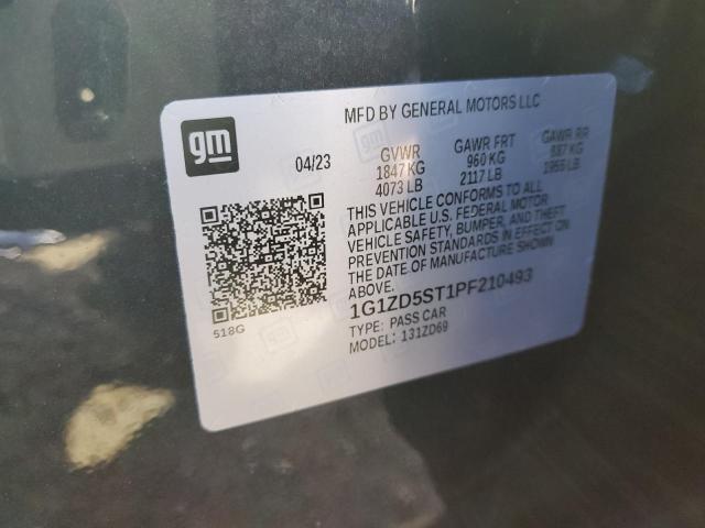 1G1ZD5ST1PF210493 Chevrolet MALIBU LT