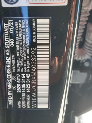 2021 MERCEDES-BENZ S 580 4MAT - W1K6G7GBXMA023992