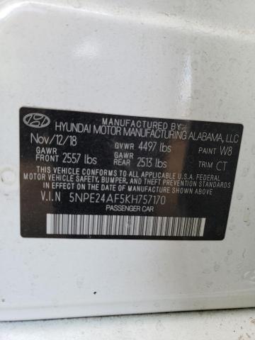 2019 HYUNDAI SONATA SE - 5NPE24AF5KH757170