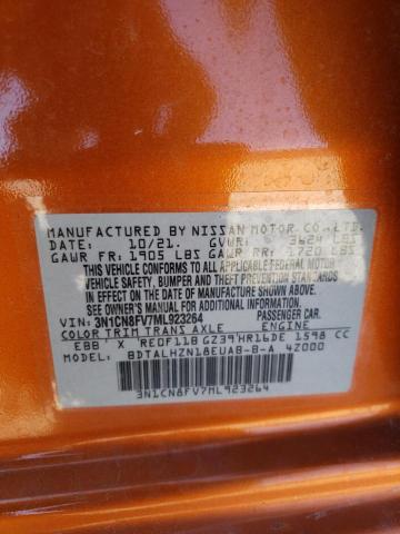 2021 NISSAN VERSA SR - 3N1CN8FV7ML923264
