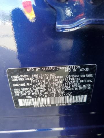 JF2SKAJC4PH533855 Subaru Forester Sport