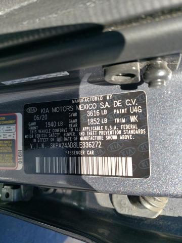 3KPA24AD8LE336272 KIA RIO LX