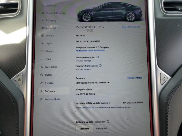 2017 TESLA MODEL S - 5YJSA1E1XHF191713