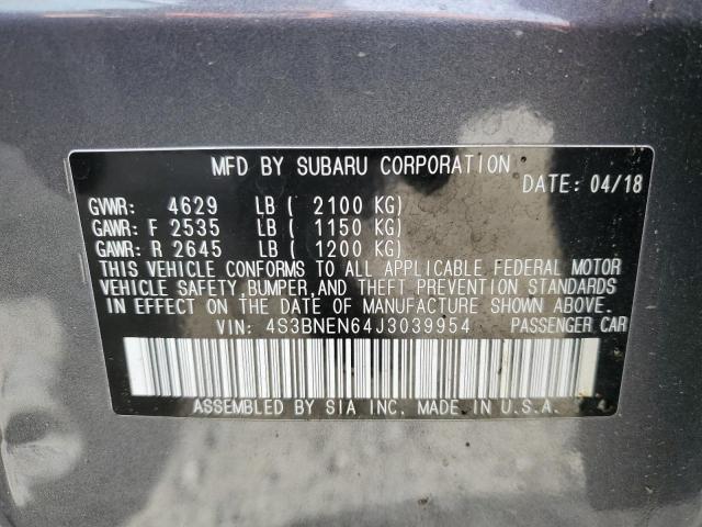4S3BNEN64J3039954 Subaru Legacy 3.6r Limited