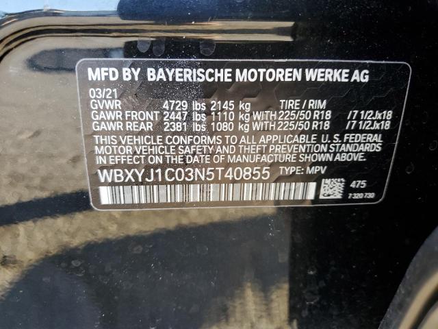 VIN WBXYJ1C03N5T40855 2022 BMW X2, Xdrive28I no.14