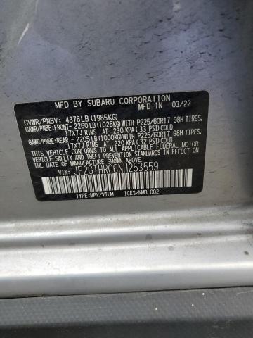 JF2GTHRC6NH253559 Subaru Crosstrek Sport