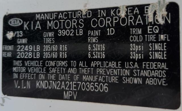 KNDJN2A21E7036506 KIA Soul