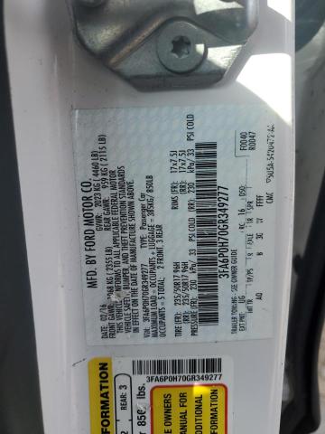 3FA6P0H70GR349277 Ford FUSION SE