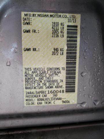 2014 NISSAN ALTIMA 2.5 - 1N4AL3AP8EC160048