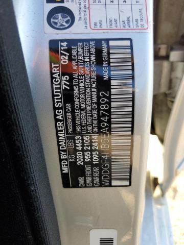 WDDGF4HB5EA947892 Mercedes-Benz C 250