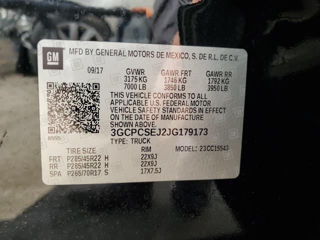 2018 CHEVROLET SILVERADO2 3GCPCSEJ2JG179173