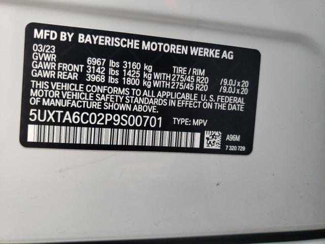 5UXTA6C02P9S00701 BMW X5 Xdrive45e