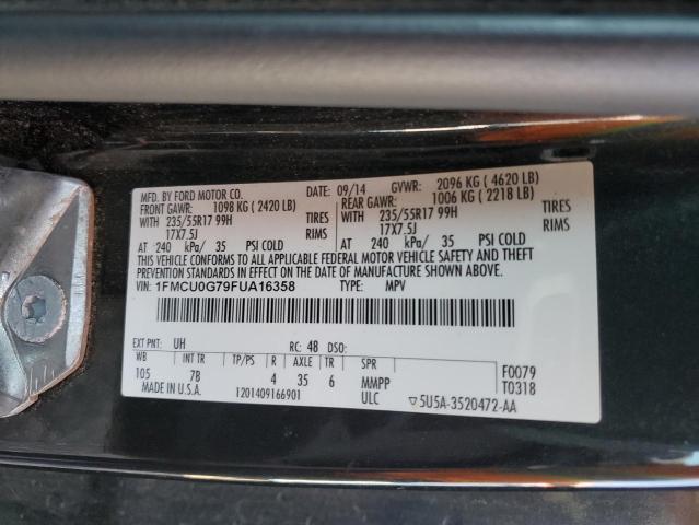 1FMCU0G79FUA16358 Ford ESCAPE SE