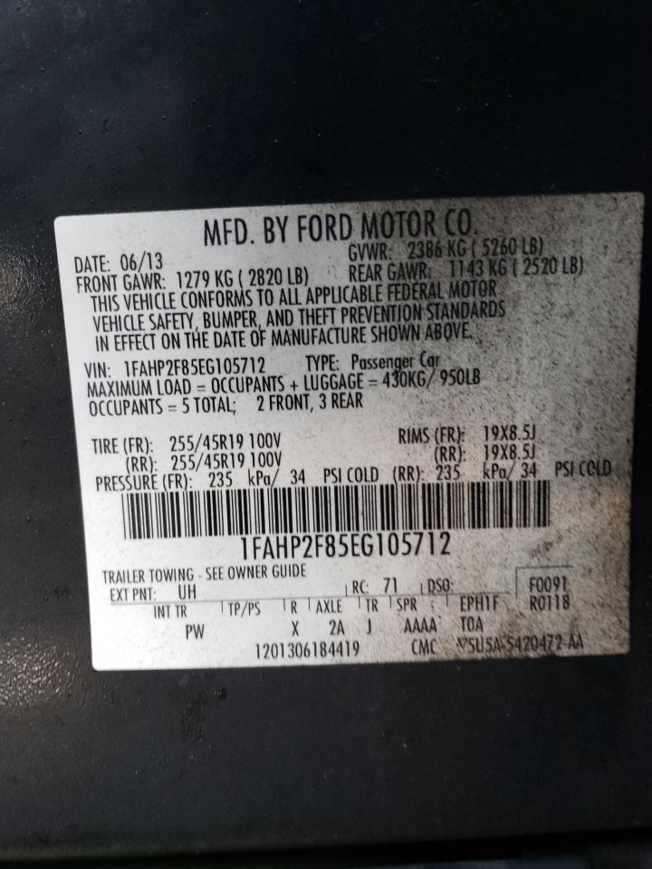 1FAHP2F85EG105712 2014 Ford Taurus Limited