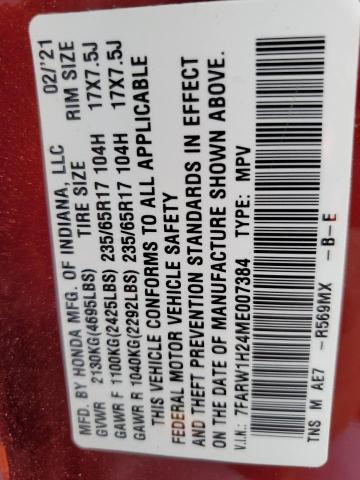 7FARW1H24ME007384 Honda CR-V LX