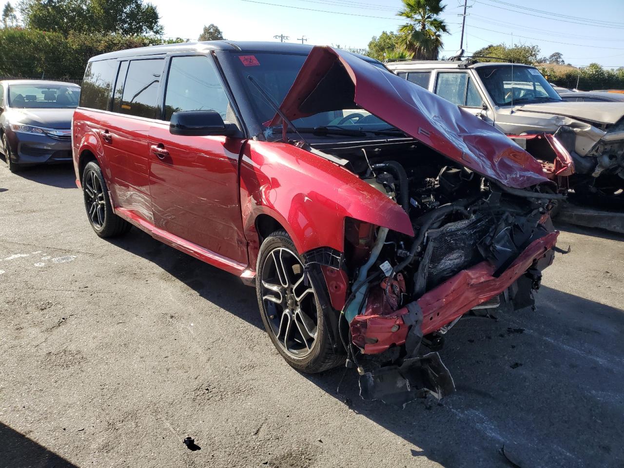 Lot #2206949115 2014 FORD FLEX SEL