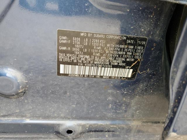 4S4BTGLD3M3144066 Subaru Outback Onyx Edition Xt