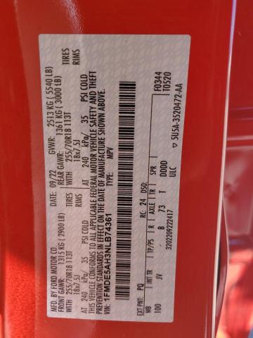 1FMDE5AH3NLB74361 Ford Bronco Base