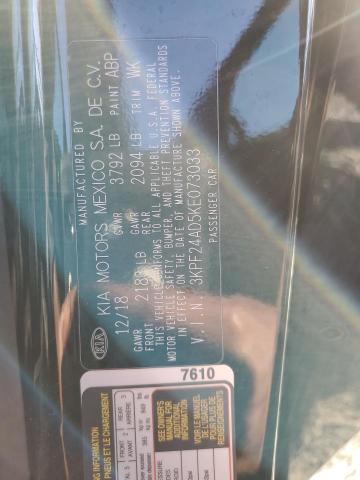 3KPF24AD5KE073033 KIA FORTE FE