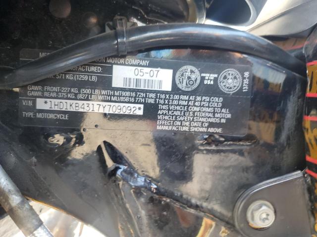 2007 HARLEY-DAVIDSON FLHX CALIF - 1HD1KB4317Y709092
