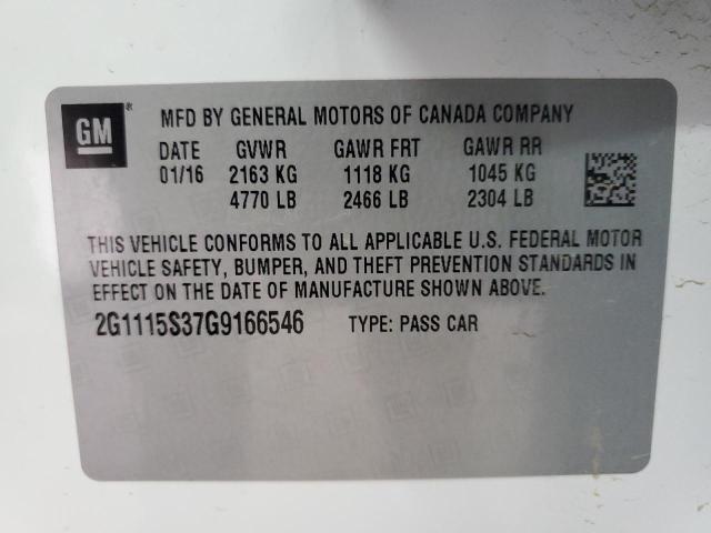 2G1115S37G9166546 Chevrolet IMPALA LT