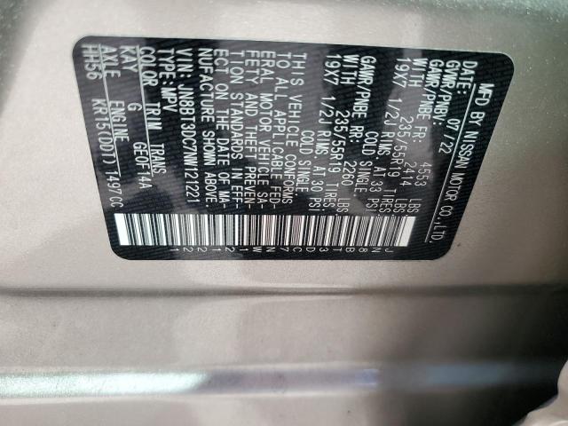 2022 NISSAN ROGUE PLAT - JN8BT3DC7NW121221