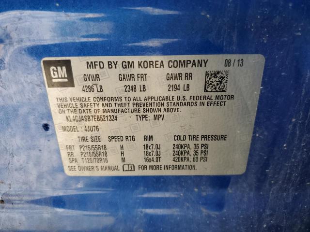KL4CJASB7EB521334 Buick Encore