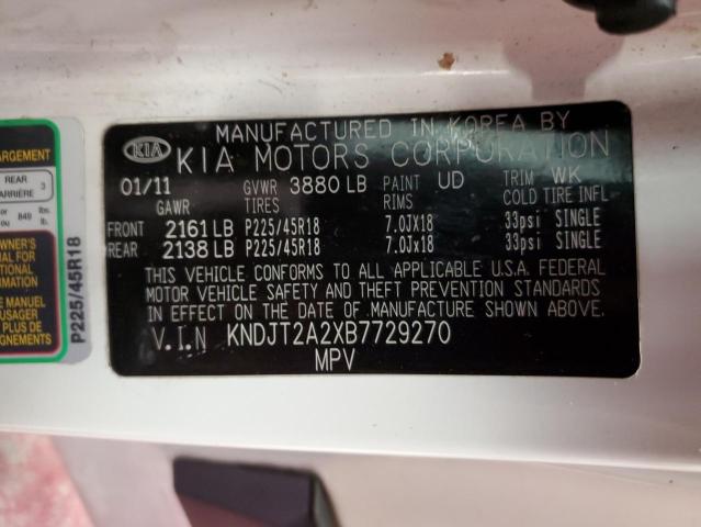 KNDJT2A2XB7729270 2011 Kia Soul +