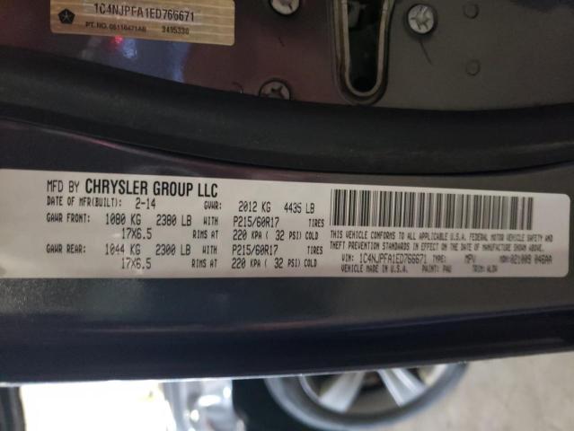 1C4NJPFA1ED766671 2014 Jeep Patriot Latitude