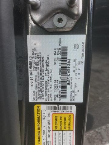 3FA6P0H7XGR151841 Ford FUSION SE