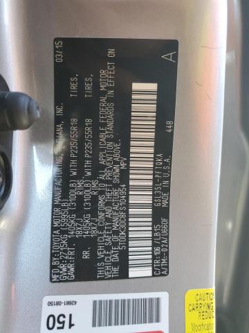 5TDDK3DC8FS104954 Toyota SIENNA XLE